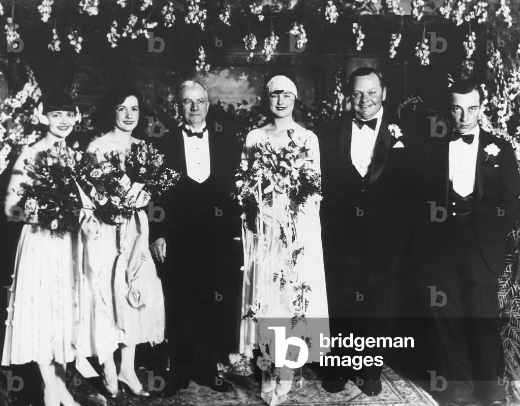 Roscoe 'Fatty' Arbuckle and Doris Deane wedding on May 16, 1925