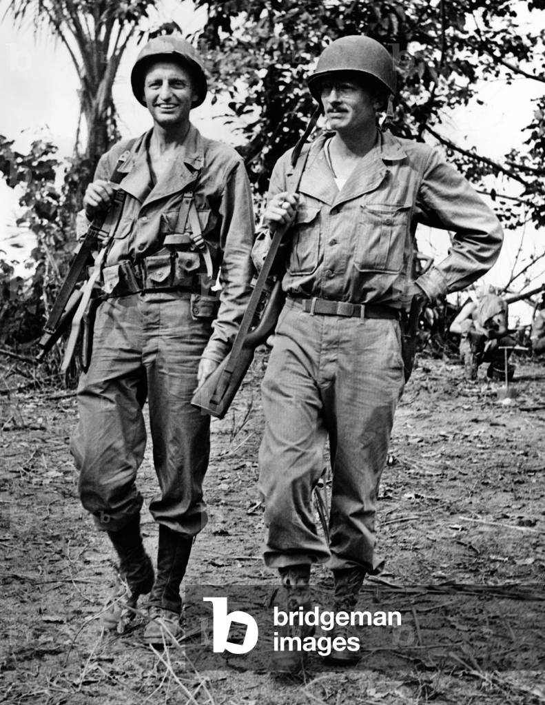 Major Archibald Roosevelt (left) was the son of Theodore Roosevelt and veteran of WW1, July 1943