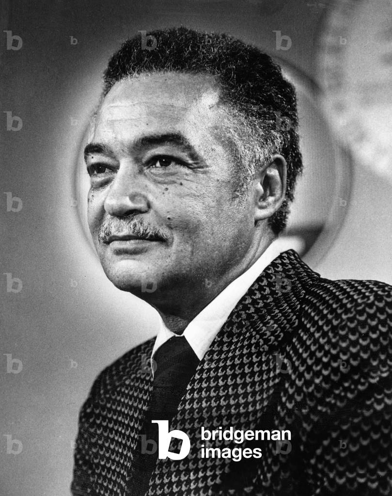 Coleman Young, Mayor of Detroit, Michigan (1974-1994). Photo dated 1977