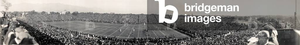 Football, Panorama of the Rose Bowl, University Of California vs. Ohio State, Jan 1, 1921