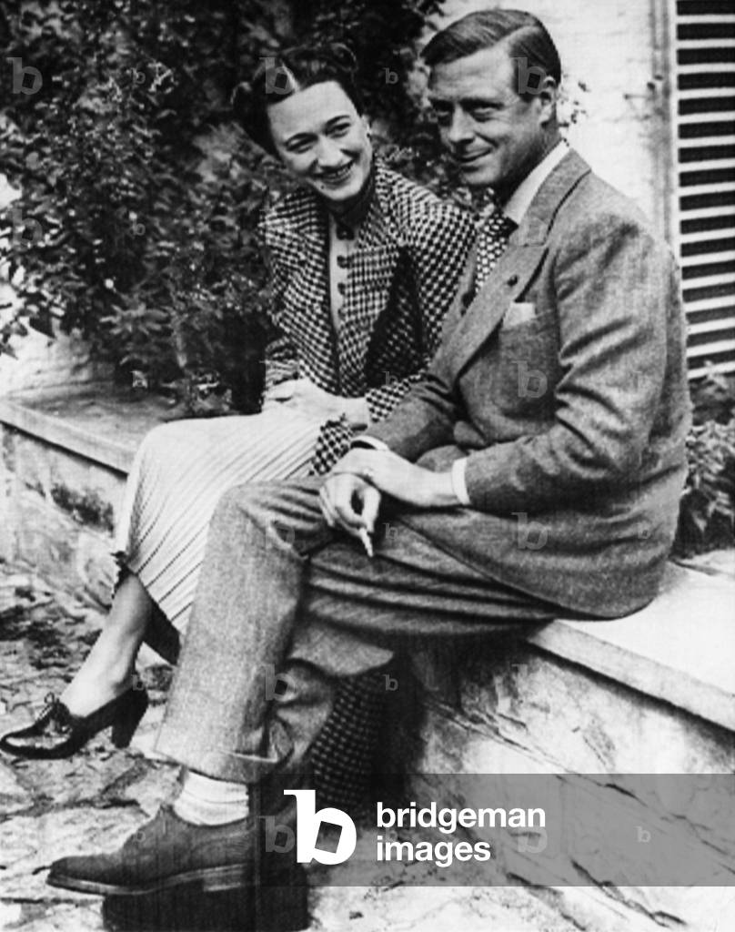 Duchess of Windsor Wallis Simpson and Prince Edward, Duke of Windsor c.late 1930s