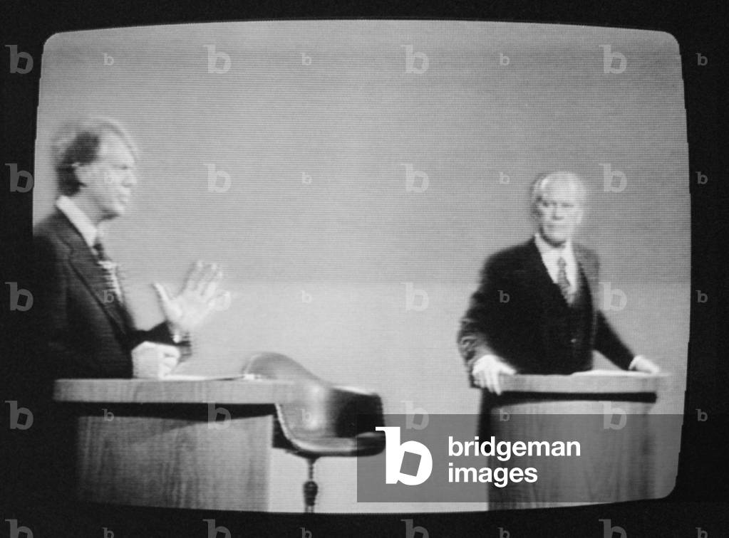USA PRESIDENTIAL CAMPAIGN on tv, 1976