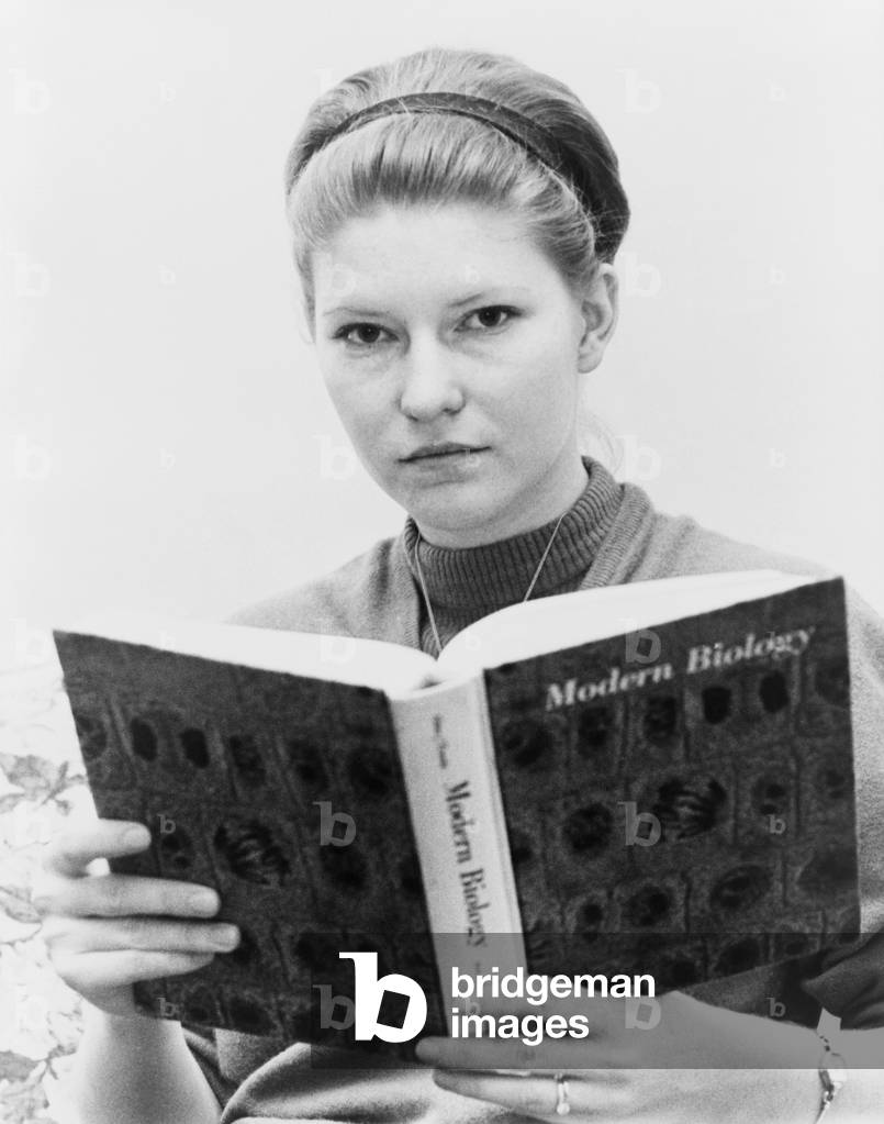 Susan Epperson, the plaintiff in Epperson v. Arkansas, 393 U.S. 97 (1968), holding biology textbook. The U.S. Supreme Court invalidated an Arkansas statute prohibiting teaching of evolution in the public schools