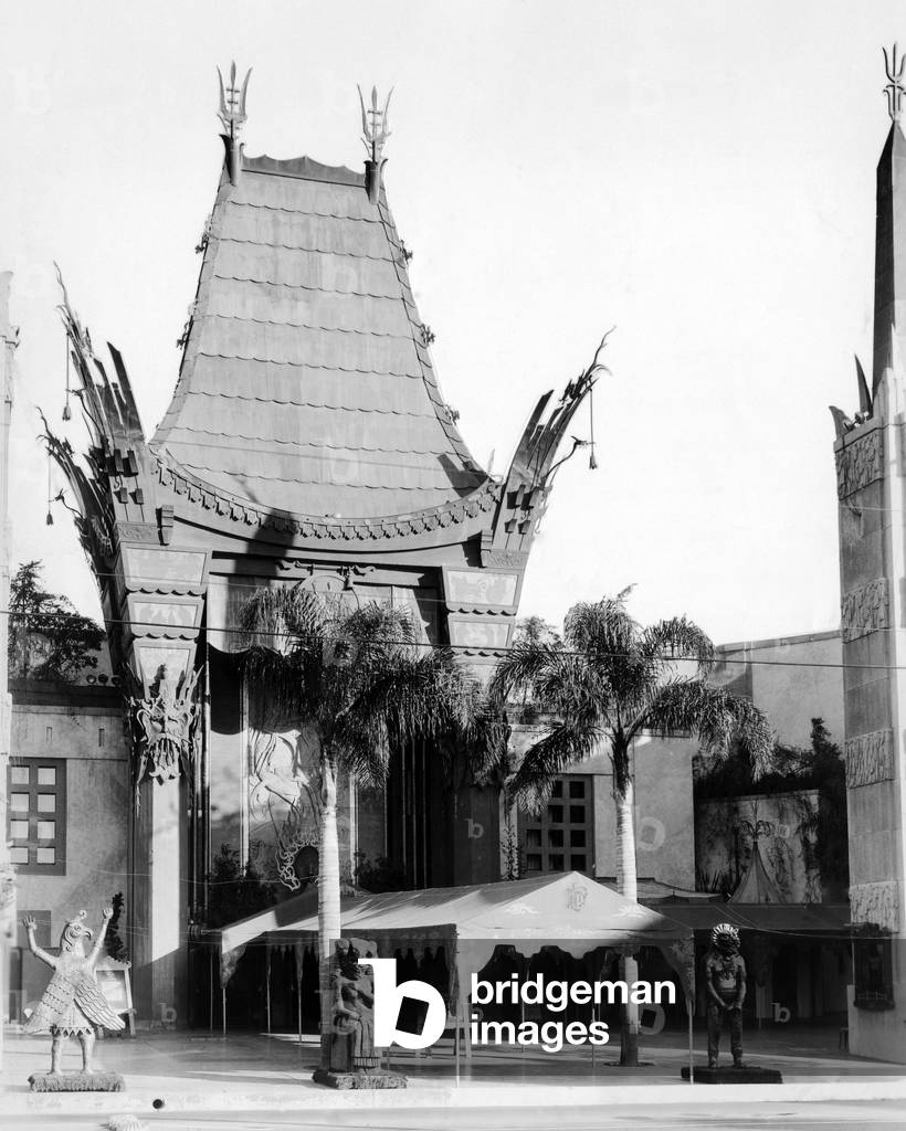 The exterior of Grauman's Chinese Theater, Hollywood, California, c.1930s