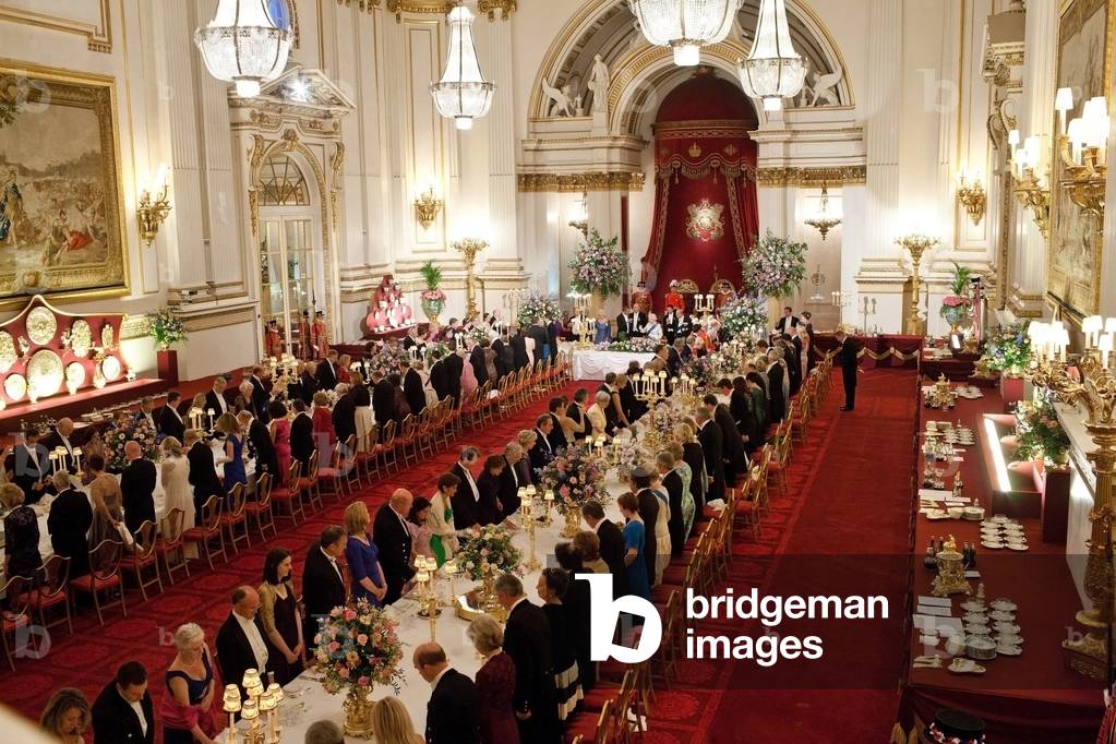 State Banquet for President Barack Obama hosted by Queen Elizabeth II at Buckingham Palace. London, England, May 24, 2011