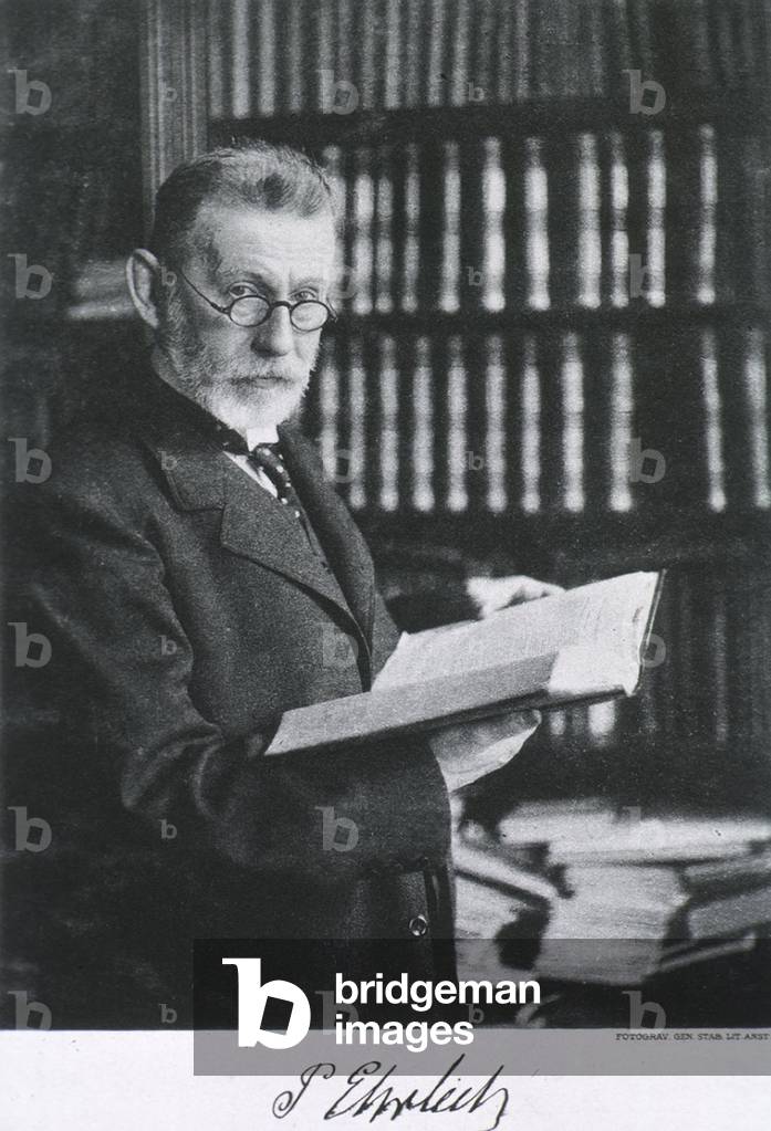 Paul Ehrlich (1854-1918), German medical scientist experimented with chemical treatments to destroy pathogens and their ill effects on humans. His greatest discovery was an arsenic based medicine that was the first effective treatment for syphilis in 1910
