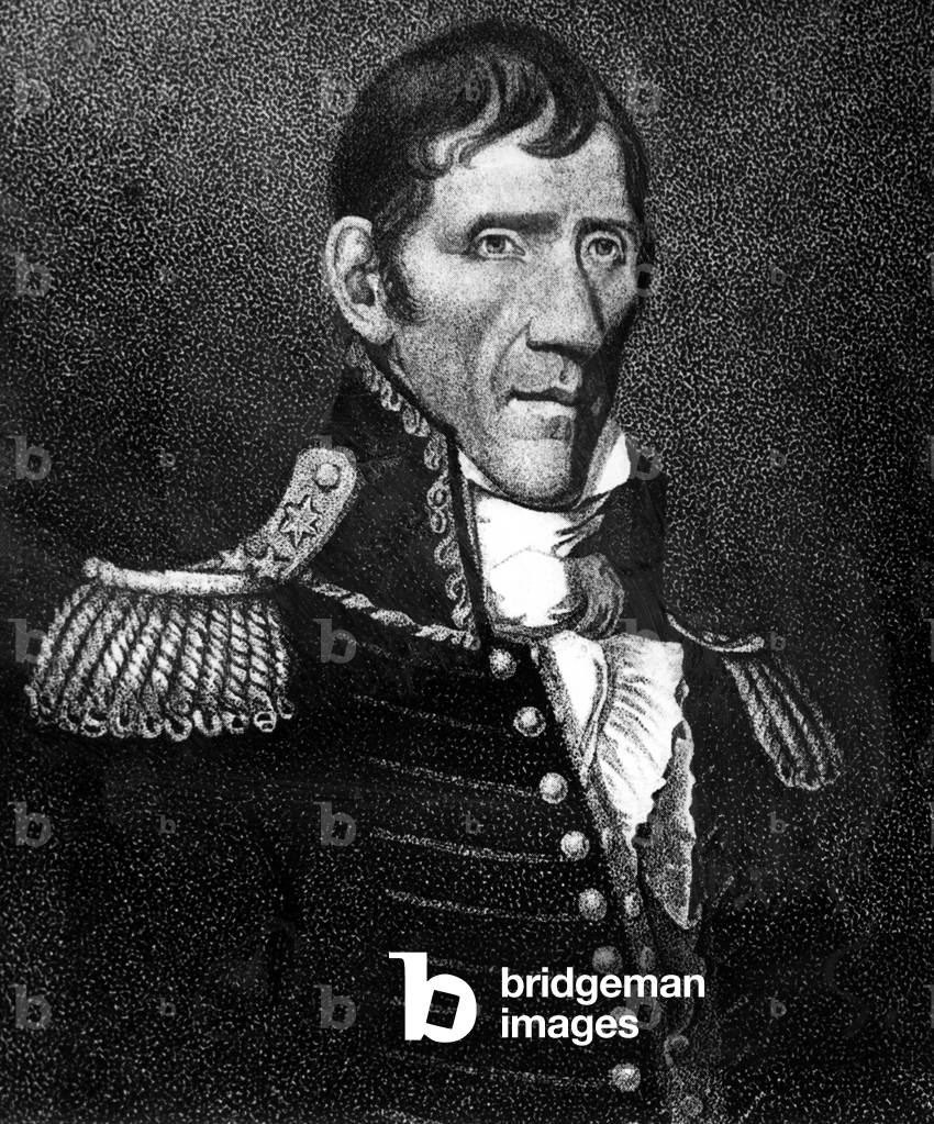 Andrew Jackson (1767-1845) 7th U.S. President. As victorious General in Battle of New Orleans, 1815.