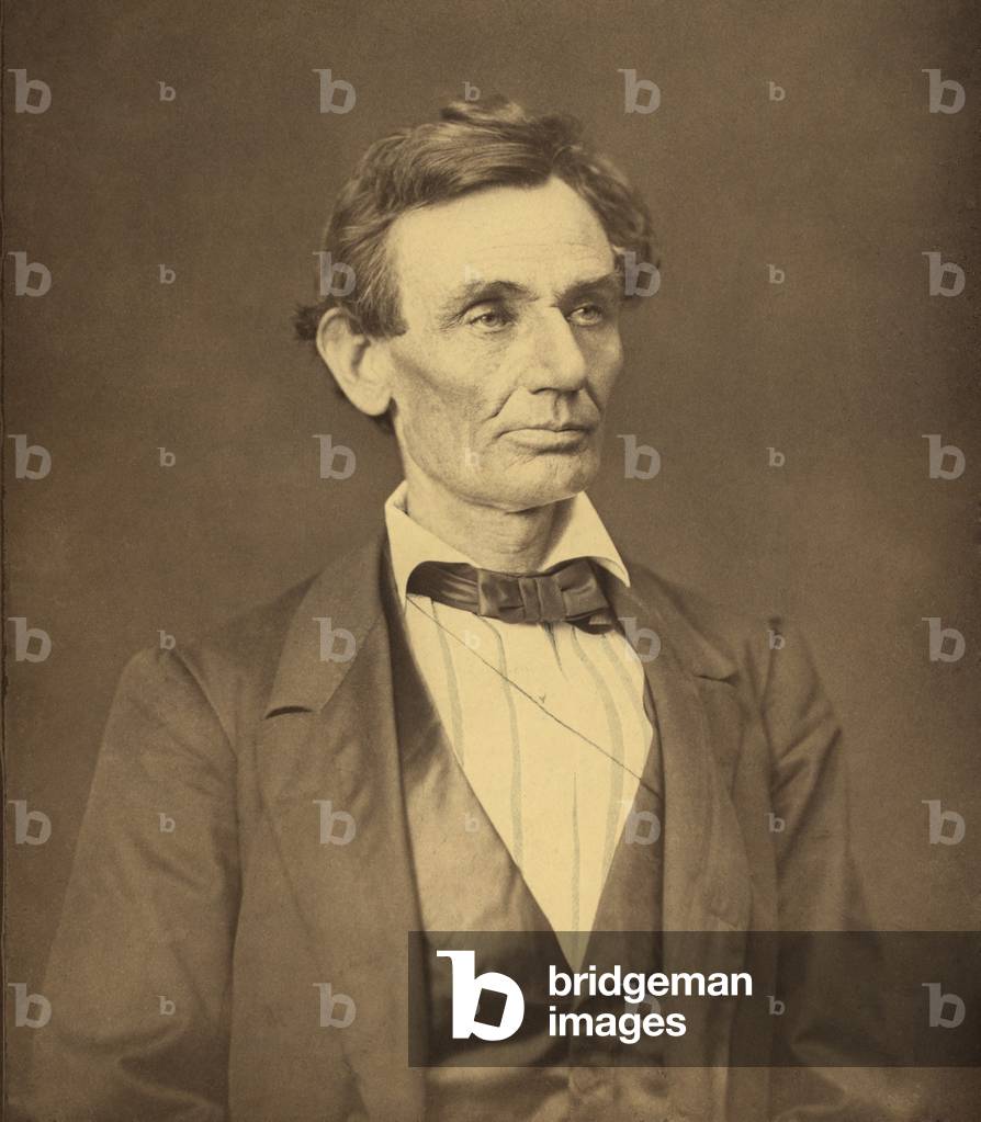 Abraham Lincoln portrait from a June 3, 1860