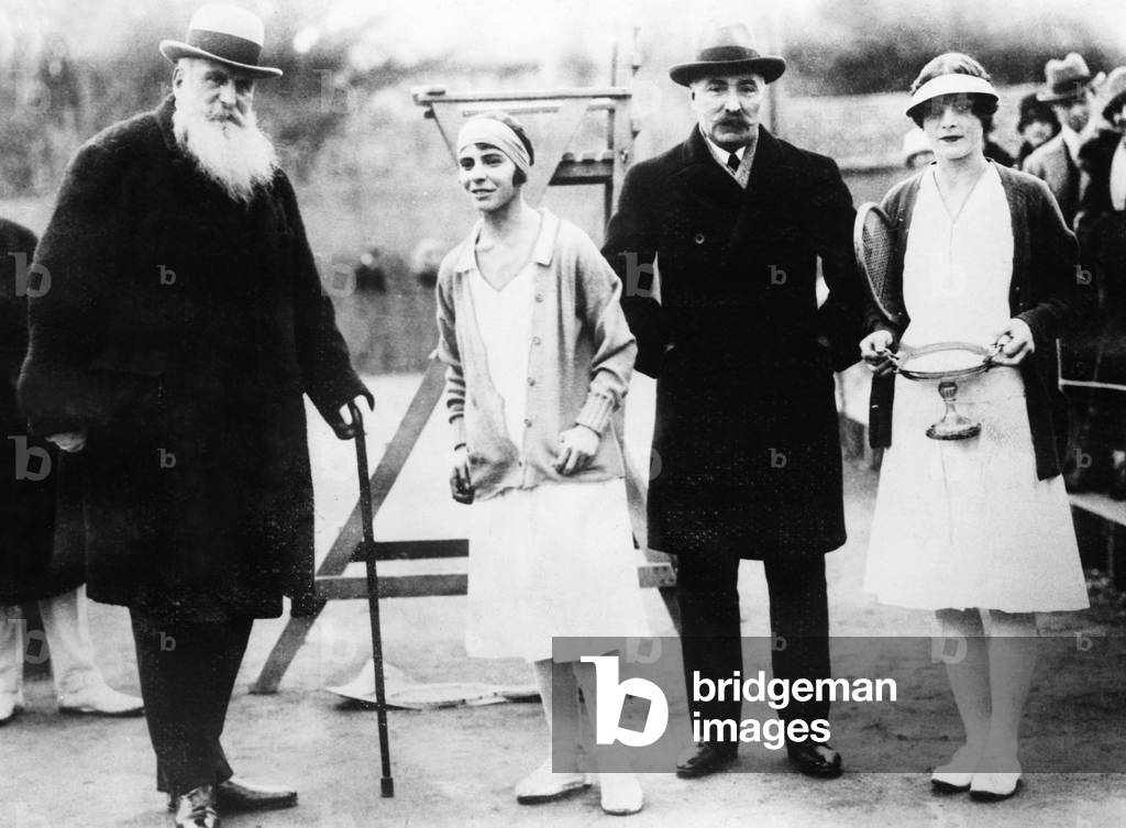 Helen Wills won the Riviera Cup for her Ladies Singles victory at the Gallia Club, Cannes. Feb. 15, 1926