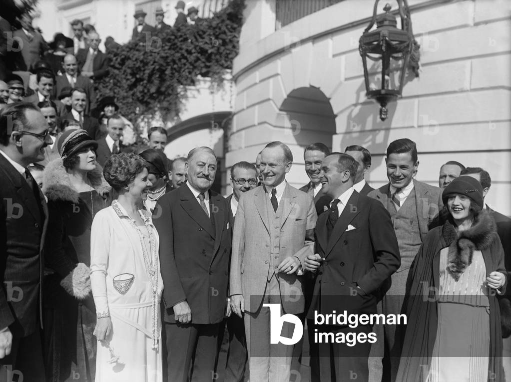 Hollywood visits the White House, Oct. 1924