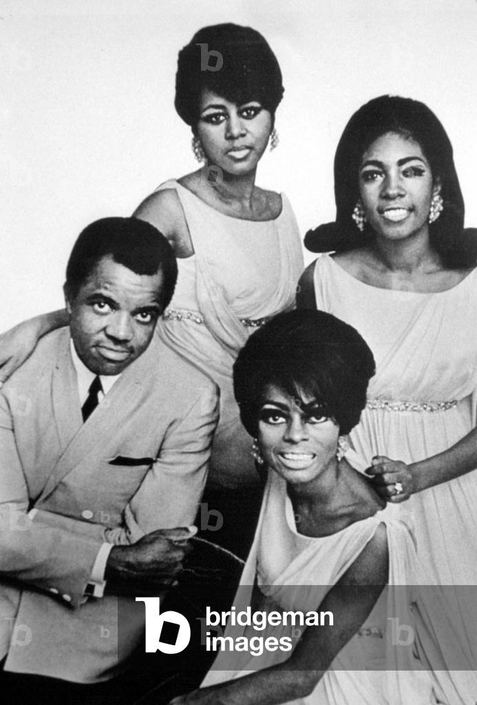 BERRY GORDY with Diana Ross and the Supremes, 1967.
