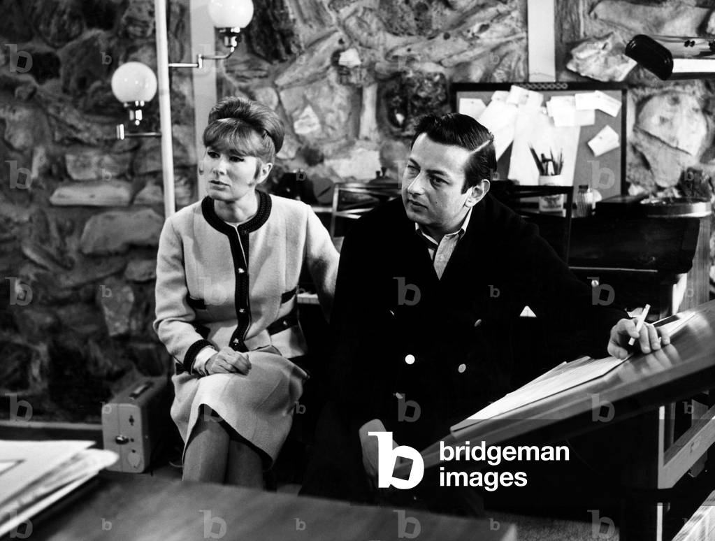 Singer-songwriter Dory and composer Andre Previn. 1964
