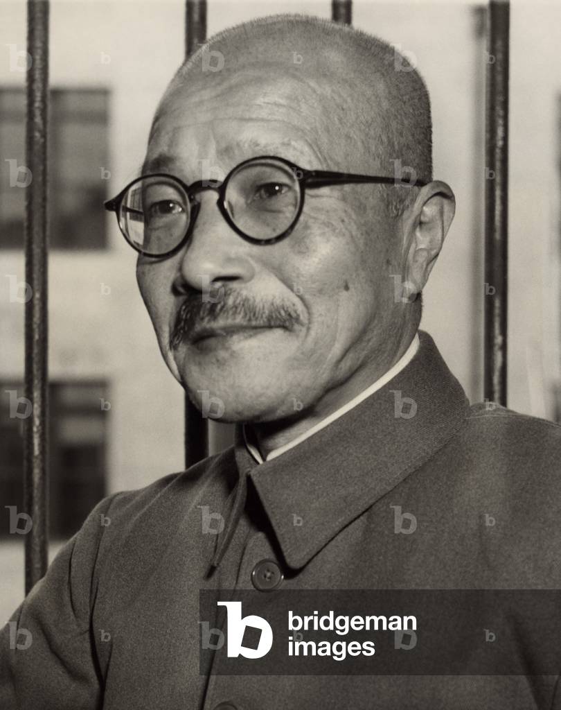 Tojo Hideki (1884-1948), Japanese World War II leader who advocated the Tripartite Pact with Germany and Italy in 1940, and Japanese aggression in Asia. He was executed as a war criminal in 1948