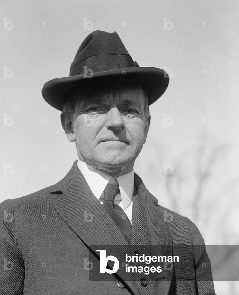 President Calvin Coolidge in casual portrait, 1925