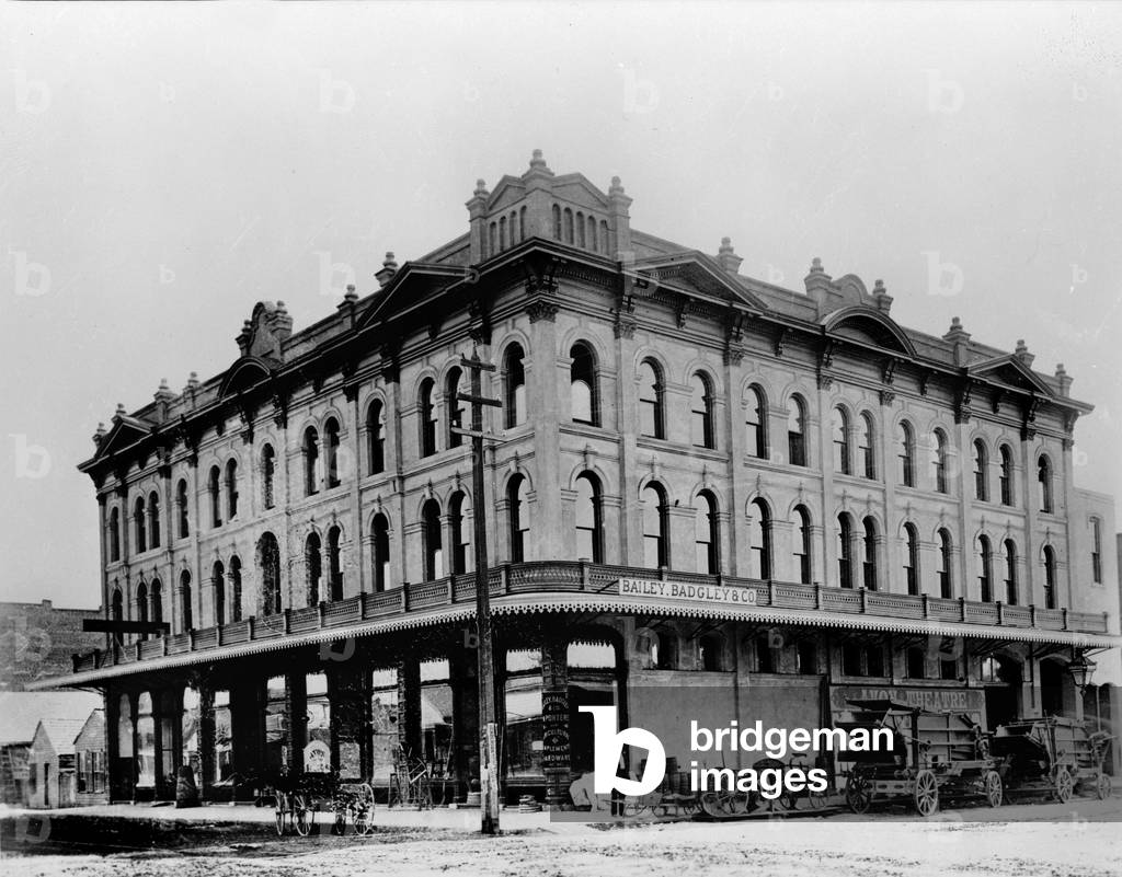 Movie Theaters, the Avon Theatre, built in 1860, Main and California Streets, Stockton, California, October 1925