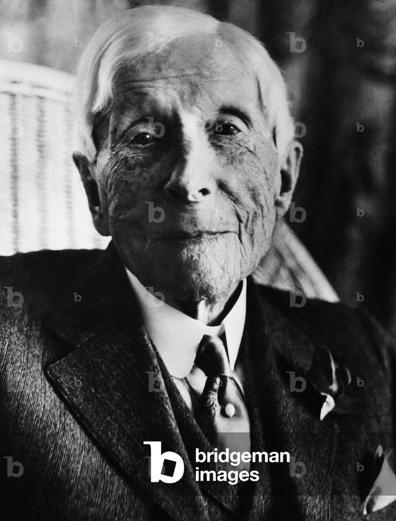 Rockefeller Family. Industrialist John D. Rockfeller Sr., c.early 1930s