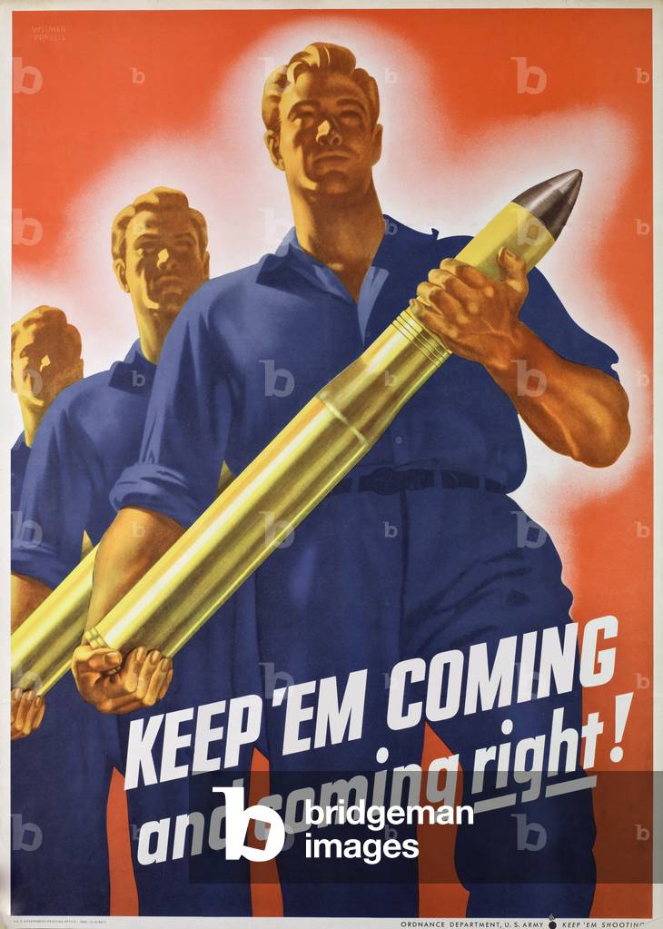Keep 'Em Coming and coming right!, 1942 (poster)