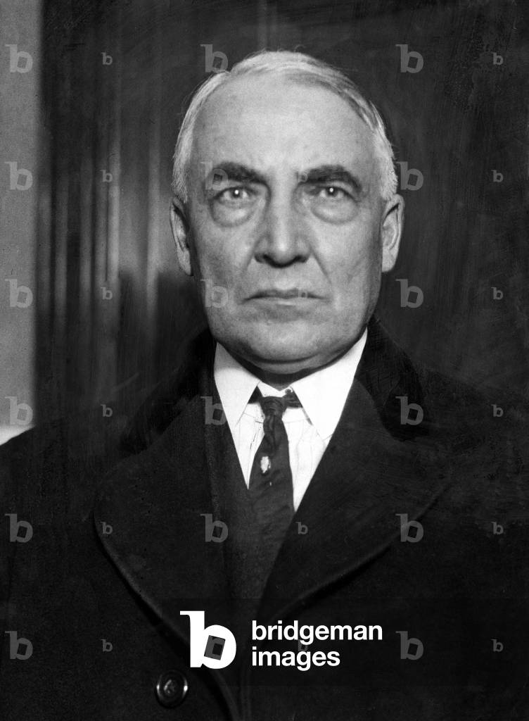 Warren G. Harding, 29th President of the United States. Photo dated 1921.