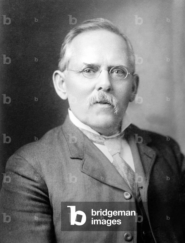 Jacob August Riis (1849-1914) was a pioneering photo journalist who documented the living conditions of New York City's poor. 1903 portrait