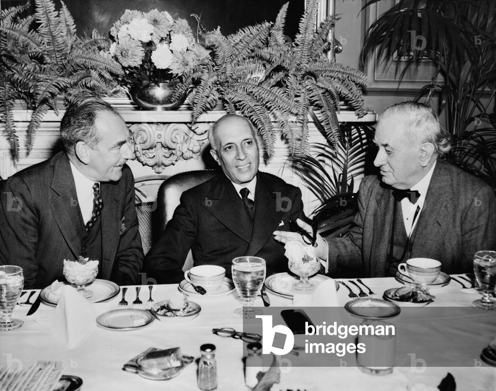 Prime Minister Jawaharlal Nehru at a Capitol luncheon, Oct. 13, 1949