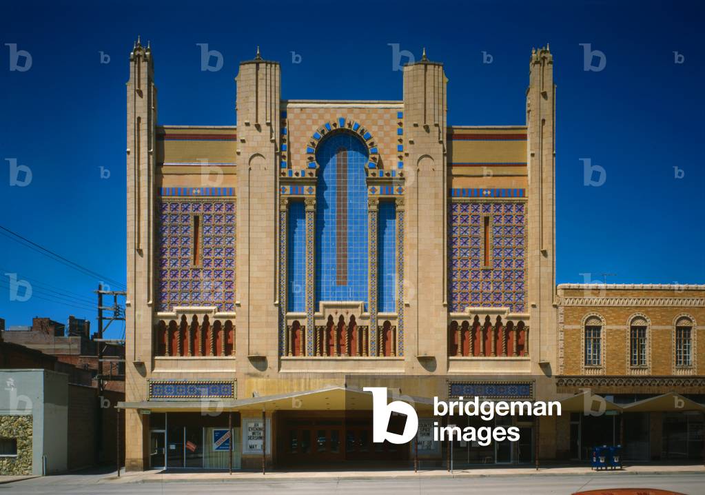 Movie Theaters, Missouri Theater Building, constructed in 1927, 713-715 Edmond Street, Saint Joseph, Missouri, c.1970s