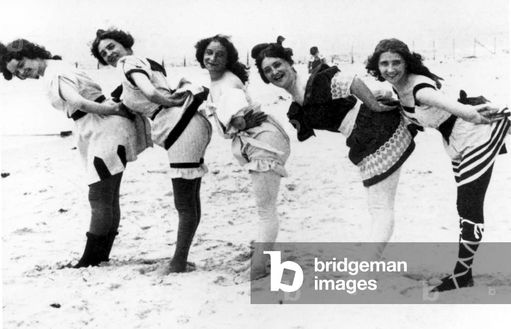 Coney Island, bathing beauties at the turn-of-the-century