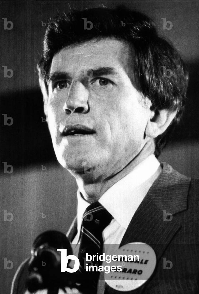 US Elections. US Senator Gary Hart at the Democratic National Convention in San Francisco, California, July, 1984