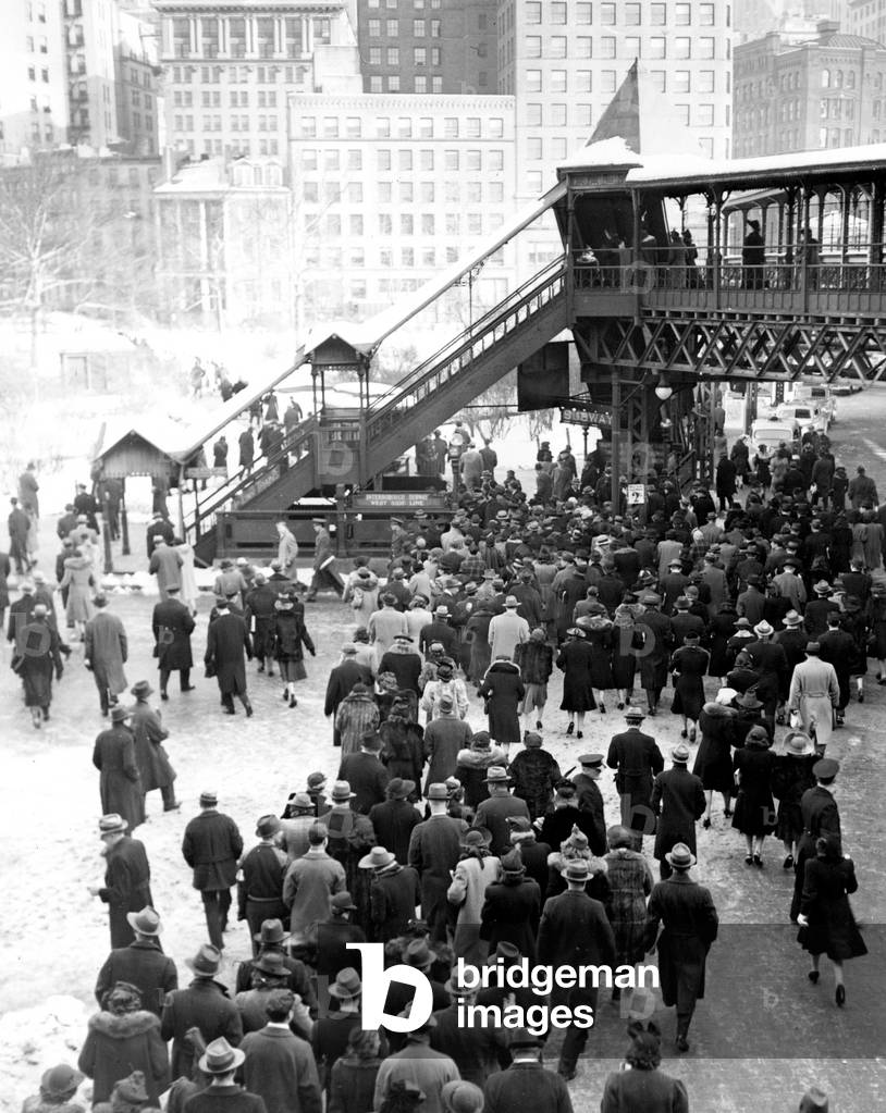 New York City Subway in 1941 (photo)