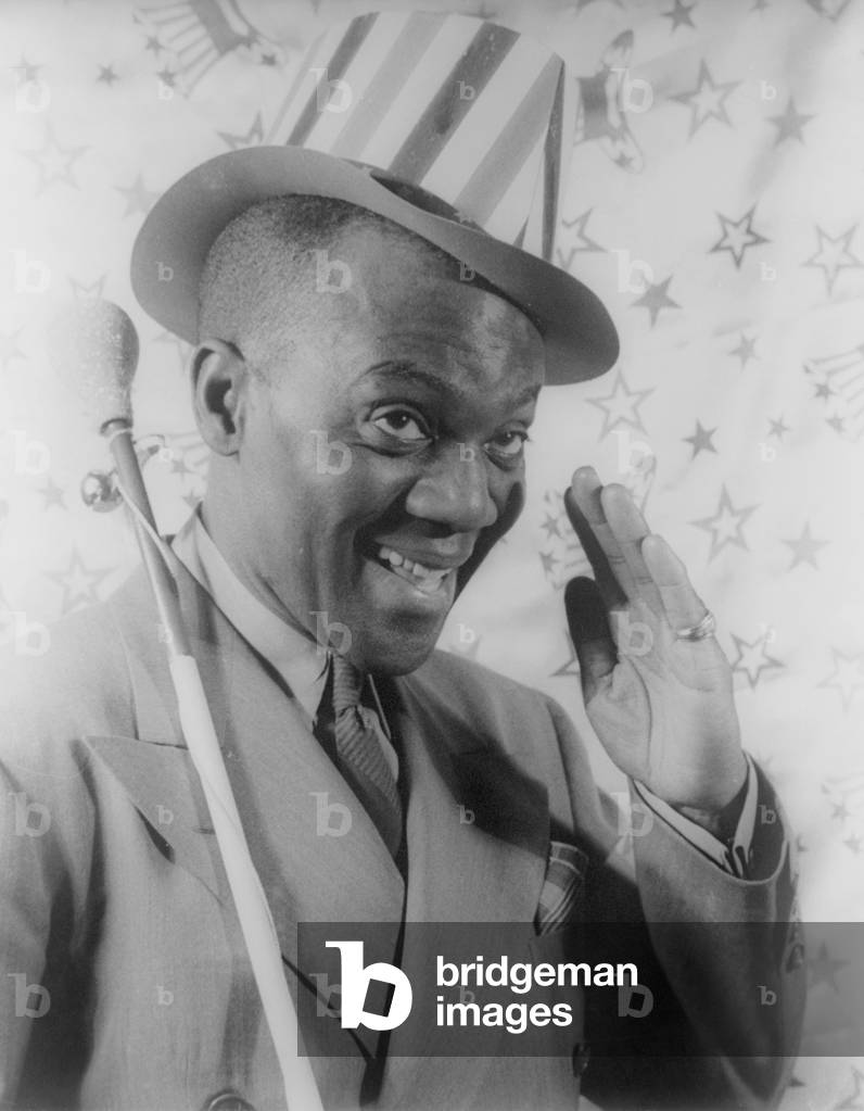 Bill Robinson (1878-1949), also known as Bojangles, played a role in the 1943, all-black casted movie, STORMY WEATHER. 1941