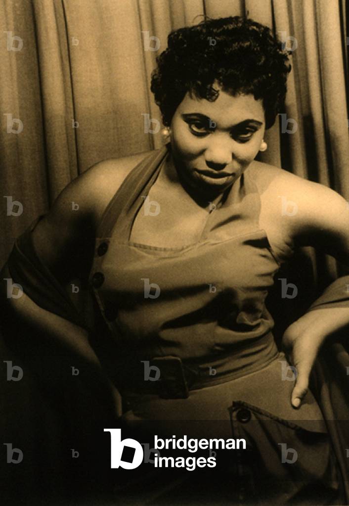 Leontyne Price (b. 1927), African American opera star as Bess, from George Gershwin's PORGY AND BESS. 1953