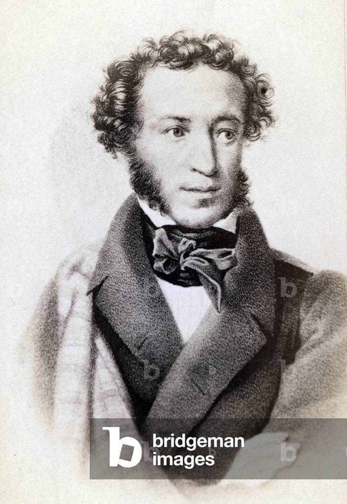 Aleksandr Sergeevich Pushkin (1799-1837) Russian poet and playwright, whose political themes resulted in periodic exiles during his early career