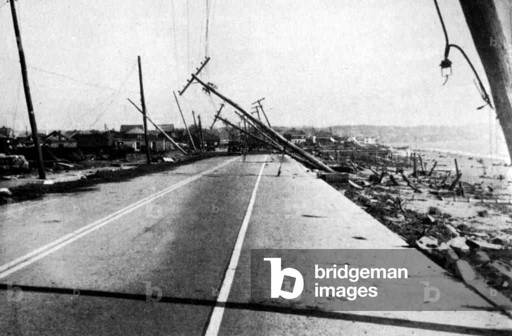 The New England Hurricane. Island Park was destroyed by a breaker with a reported height of 30 to 40 feet. The New England Hurricane of 1938 traveled 600 miles in 12 hours, surprising southern New England and causing widespread destruction. Island Park, Rhode Island
