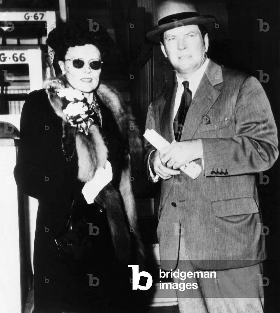 Gene Tunney, and Mrs. Tunney at Churchill Downs for the running of the Kentucky Derby. May 4, 1946. The former Polly Lauder was a Connecticut socialite and Carnegie heiress whose secret romance and subsequent marriage to the heavyweight boxing champion was a 1920s headline love story.