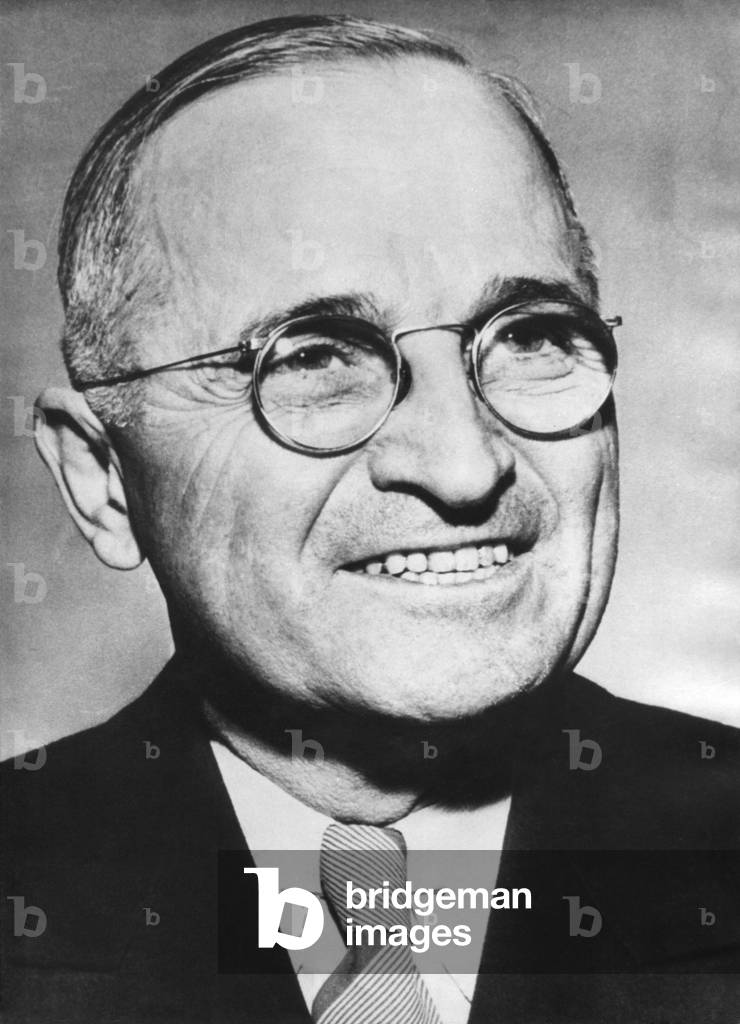 Portrait of Harry Truman around the time he was elected as FDR's Vice President. c. 1944.