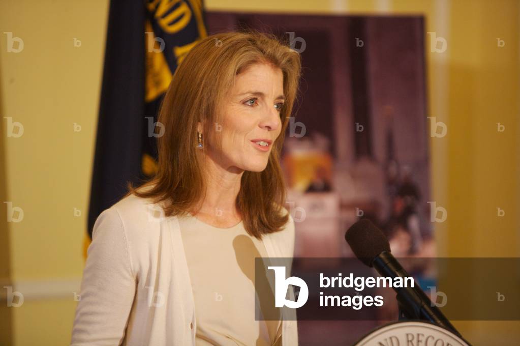 Caroline Kennedy speaking at the National Archives in Washington DC on January 13 2011
