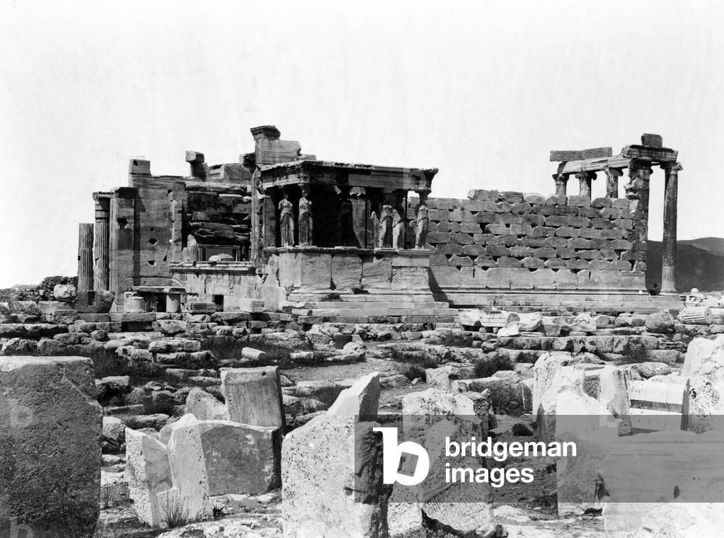 Athens, ancient Greece, print dated 1860s