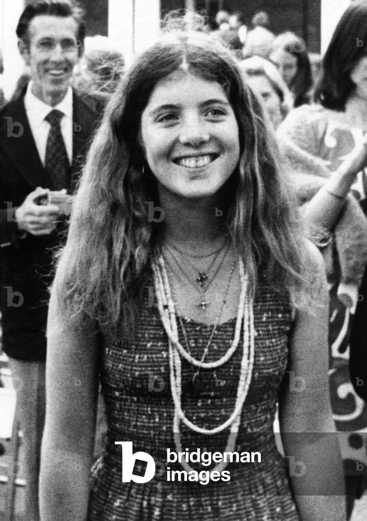 Caroline Kennedy, 17 year old daughter of assassinated President John F. Kennedy. 1975