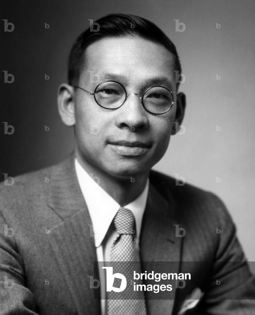 Ieoh Ming Pei, (aka I.M. Pei), Chinese-American modernist architect, 1957.