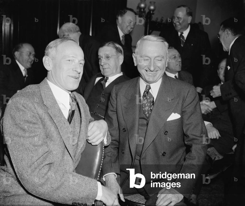 Senators Millard Tydings and Walter George, were re-elected in 1938. Dec. 21, 1938. They both survived President Franklin Roosevelt's drive to 'purge' them from the Senate even though they were his fellow Democrats