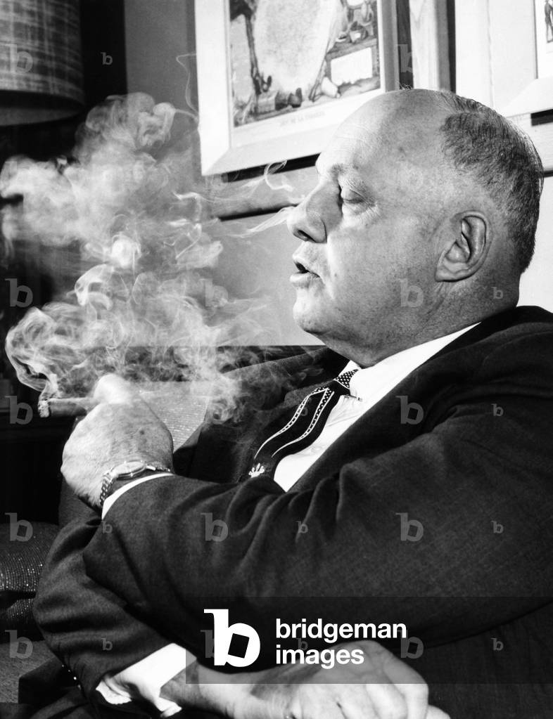George Meany after his greatest achievement, 'ONE BIG UNION'. He was recently elected President of the newly merged of the AFL-CIO on April 13, 1956. The new federation had 15 million members, with only two million union members outside AFL-CIO