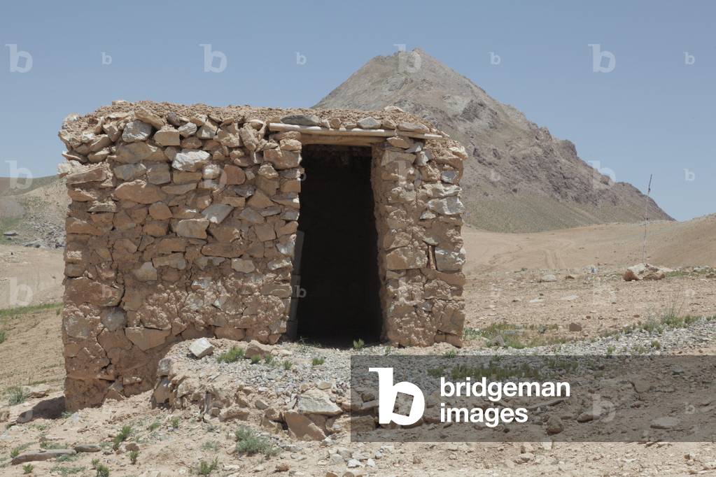 A local Afghan hut in the mountains of Asherlee Afghanistan June 3 2011