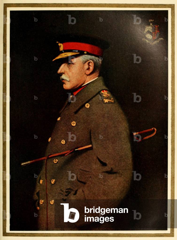 Field Marshall John French, Chief of Staff of the British Army from 1911-1914. Painting by John St. Helier Lander