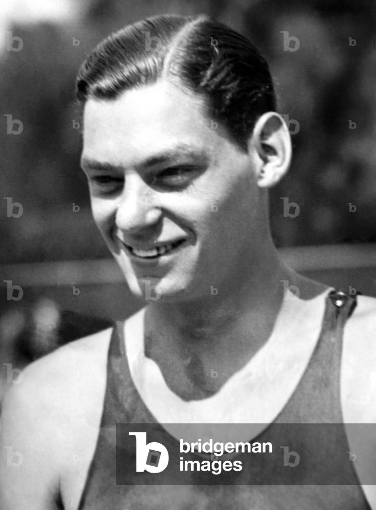 Johnny Weissmuller, (1904-1984), Actor and Olympic swimmer, 1925
