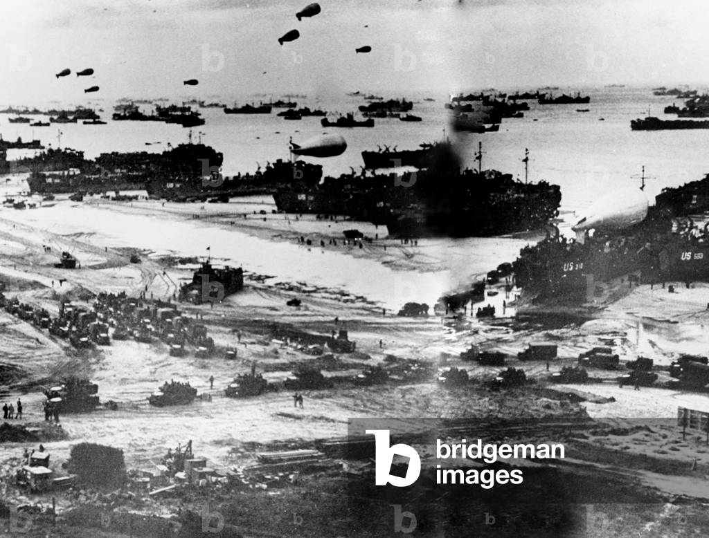 NORMANDY, beaches on D-Day