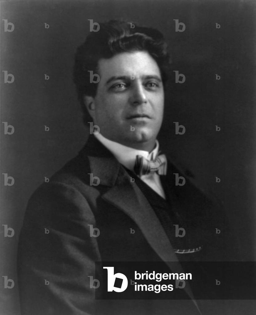 Pietro Mascagni (1863-1945), Italian operatic composer, became musical director of La Scala, Milan, in 1929. 1902