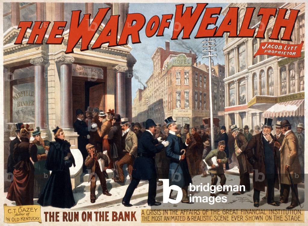 The War of Wealth, 1896 (lithograph)