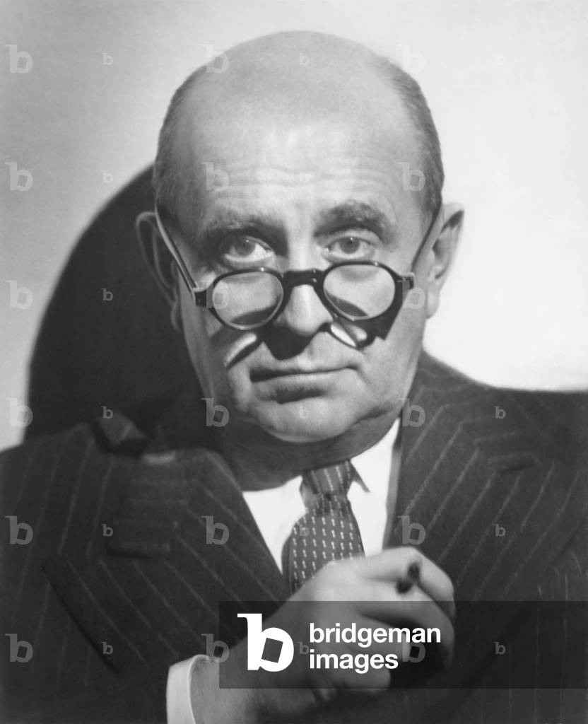 Jan Garrigue Masaryk (1886-1948), Czechoslovak diplomat and politician and Foreign Minister of Czechoslovakia from 1940 to 1948. Mystery shrouds his death by a fall from his bathroom window after the Communists gained power. 1947 portrait