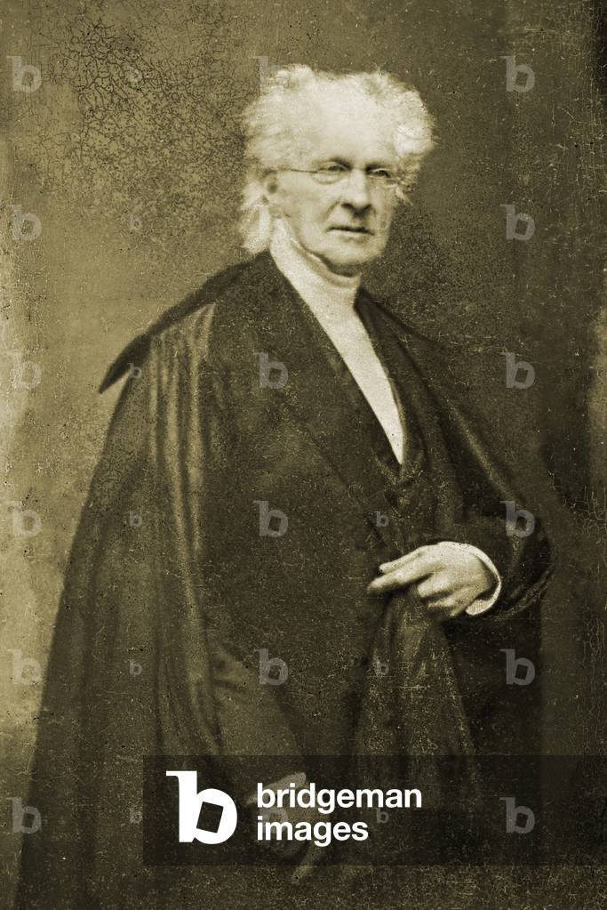 Rembrandt Peale (1778-1860), one of the family of prominent Americans painters for the first two generations after the American Revolution. His father, Charles Willson Peale (1741-1827), and siblings, Raphaelle, Rubens, and Titian were also painters. Mathew Brady portrait from c. 1855