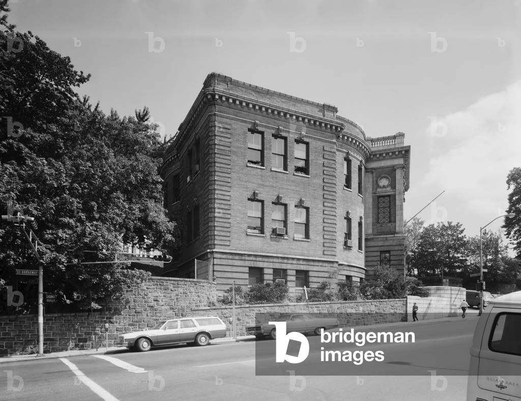 Yonkers Public Library, c. 1980. Northwest Wing. Nepperhan Avenue & South Broadway. Westchester County, New York