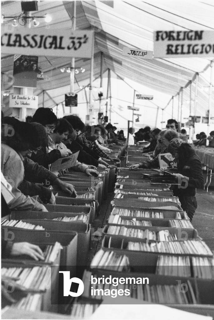 Record store, c. 1980s